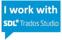 I work with SDL Trados Sudio